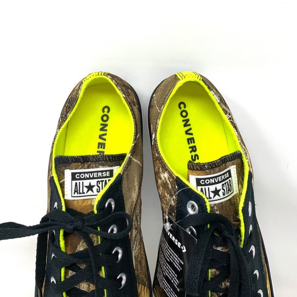 Converse Men's Size 12 169683F CTAS OX Brown Tree Camo Print Canvas Low Sneakers - Picture 8 of 11